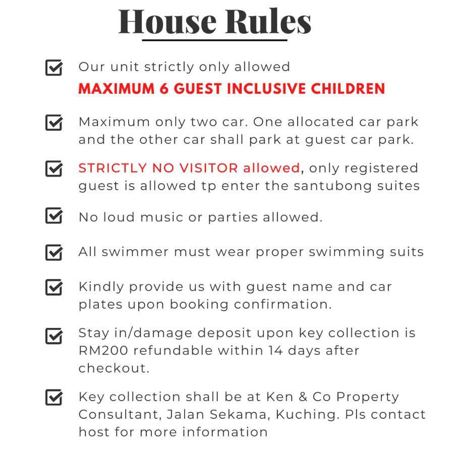 Santubong Suites B Just Like Home Damai Kuching Exteriér fotografie